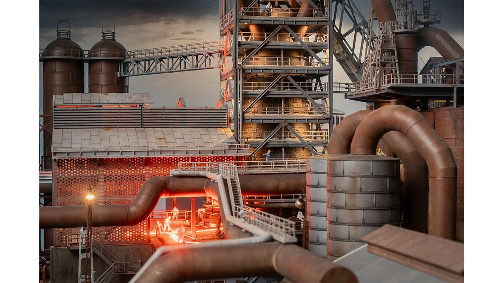 Faller FA130026 Blast furnace with casting hall