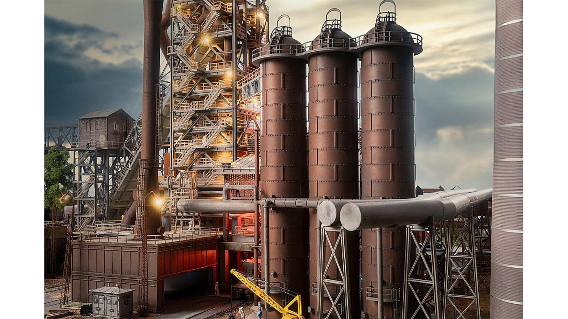 Faller FA130026 Blast furnace with casting hall