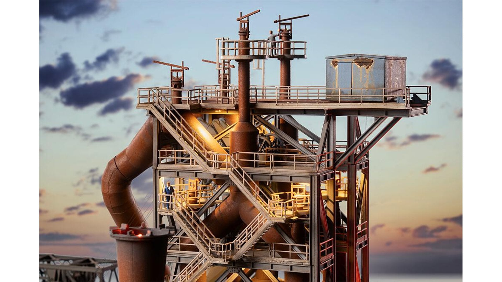 Faller FA130026 Blast furnace with casting hall