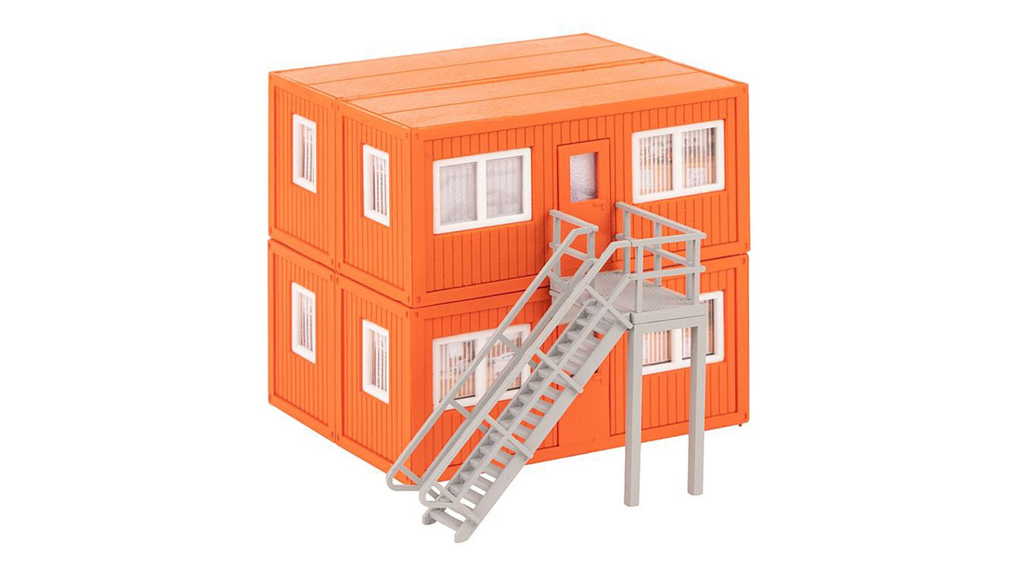 Faller 130135 4 Construction Containers Orange