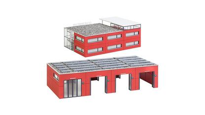Faller 130160 Modern Fire Station HO Gauge