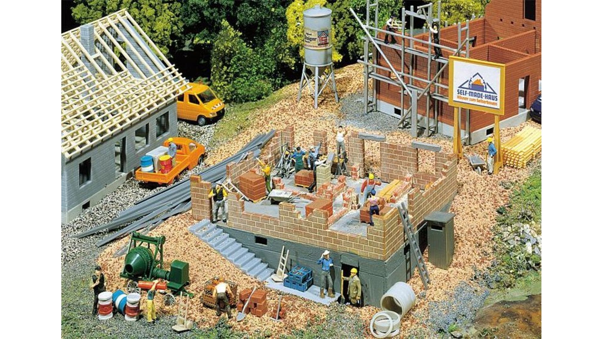 Faller 130307 House under construction – Micro Macro Mundo Hobby Store