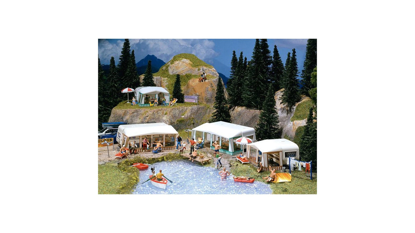 Faller 130503 Set of Camping Caravans