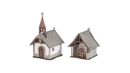 Faller 130571 Farm Chapel and Bakehouse