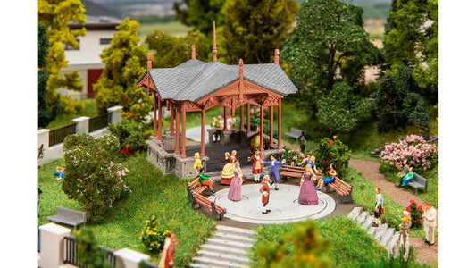 Faller 130655 Music pavilion with dancing figures