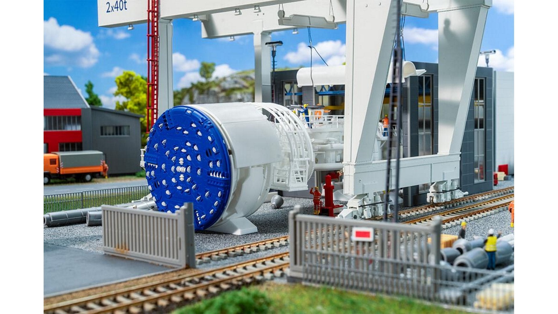 Faller 130897 Tunnel boring machine under construction