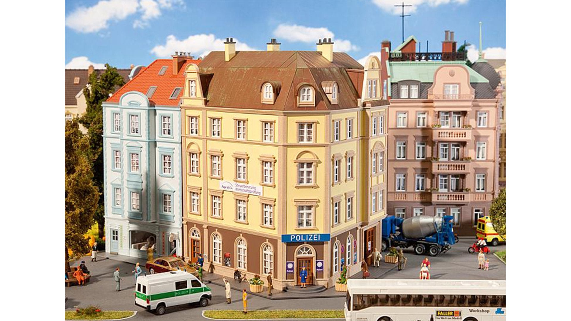 Faller 130910 Goethestrasse police station