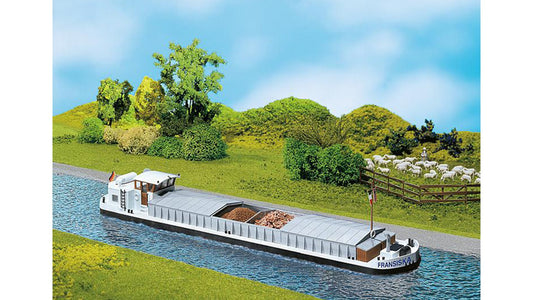 Faller 131006 River cargo boat with dwelling cabin