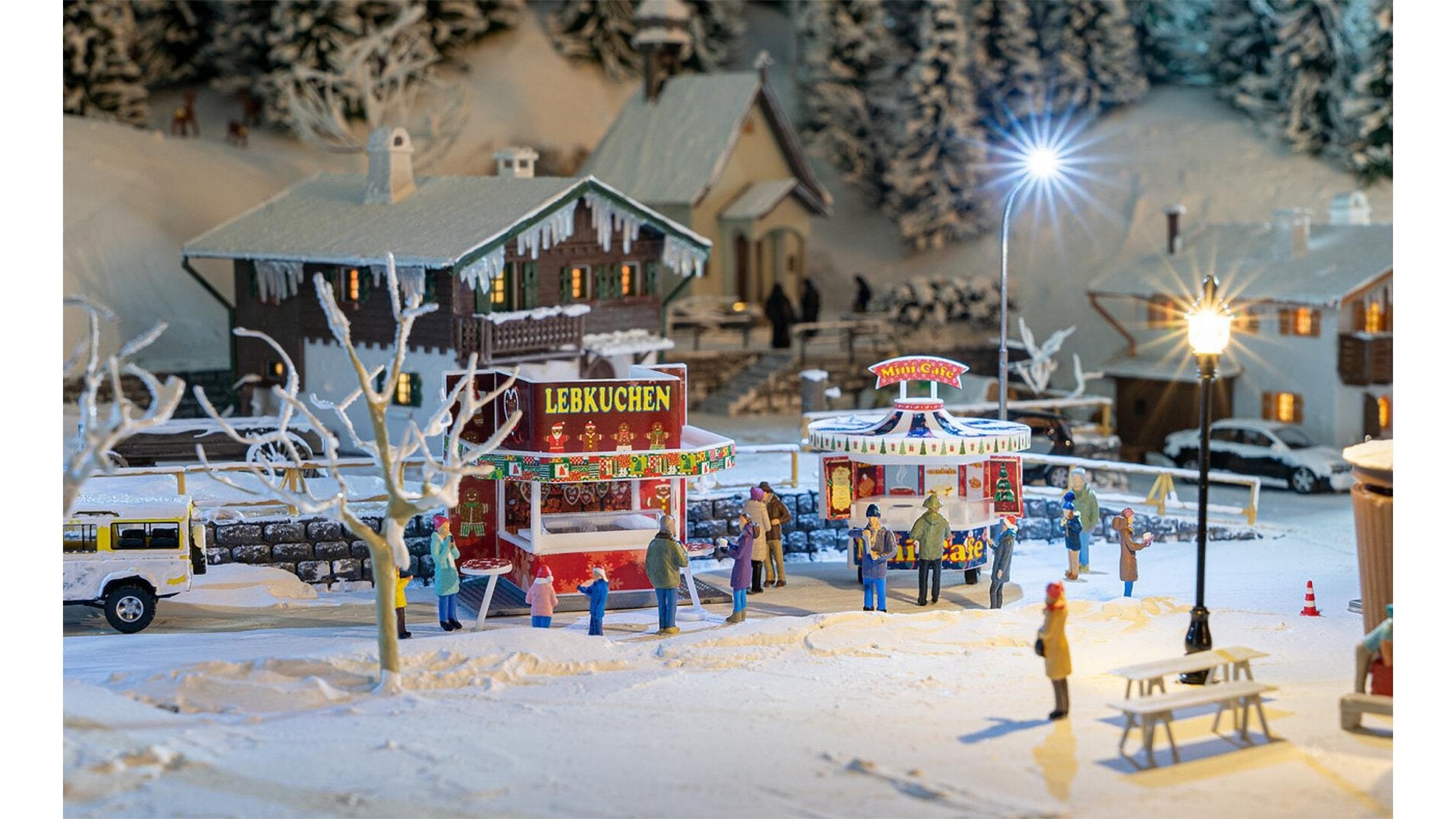 Faller 134001 2 Christmas market stands