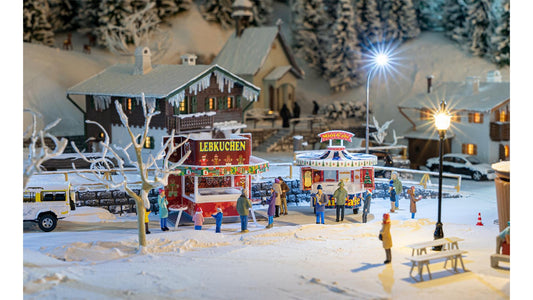 Faller 134001 2 Christmas market stands