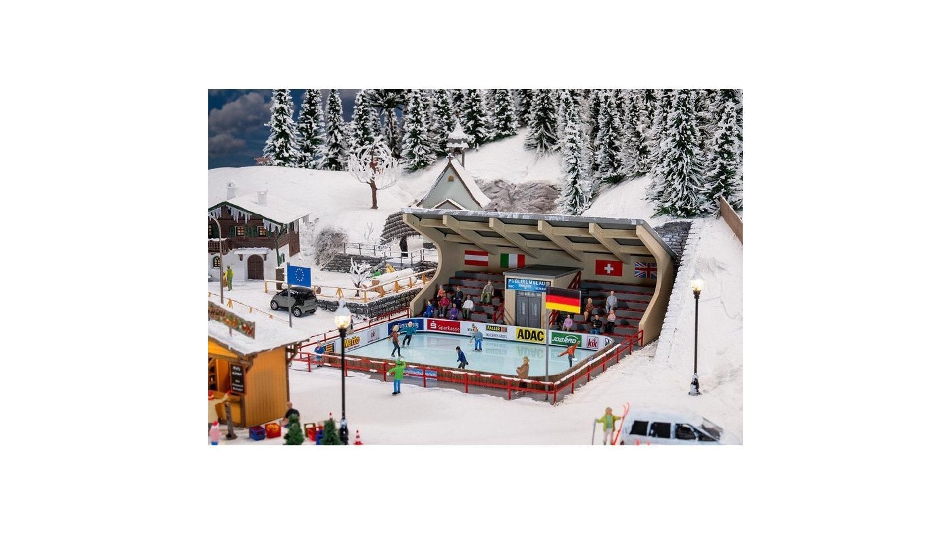 Faller 134005 Artificial Ice Rink with Moving Figures – Micro Macro ...