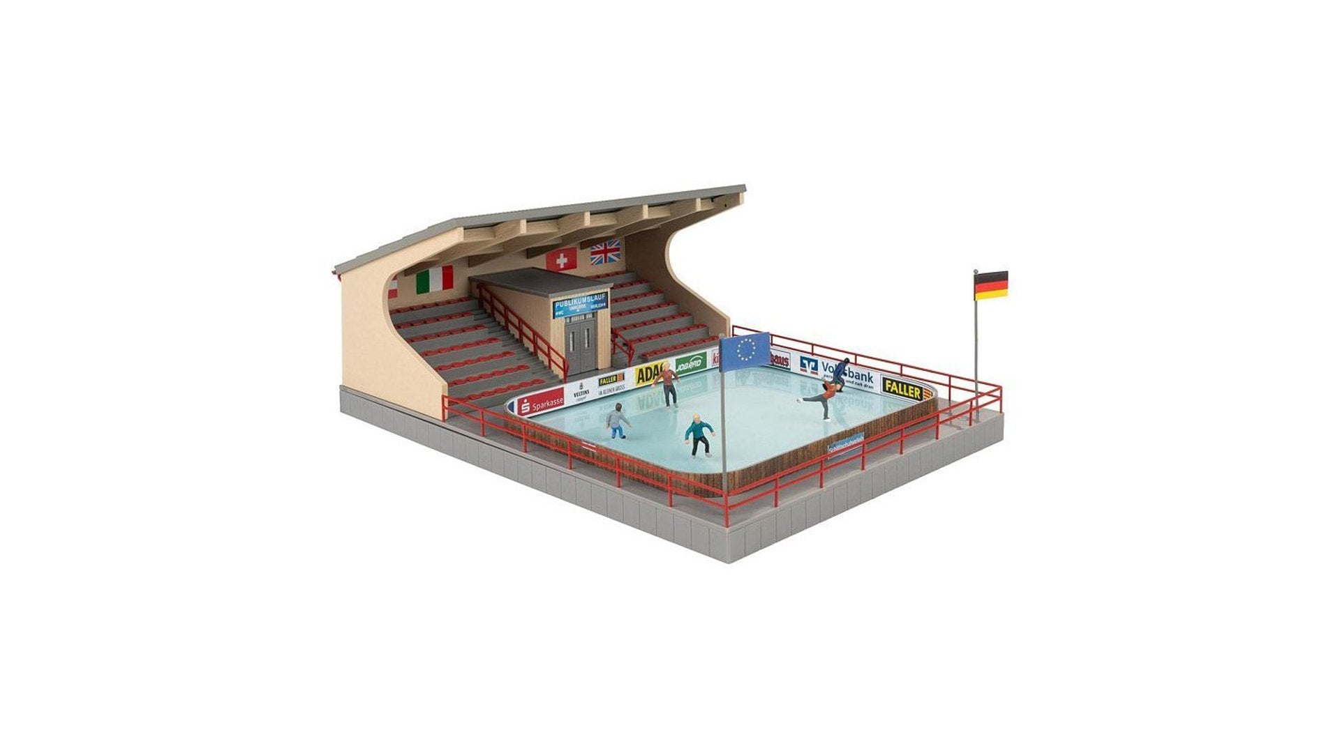 Faller 134005 Artificial Ice Rink with Moving Figures