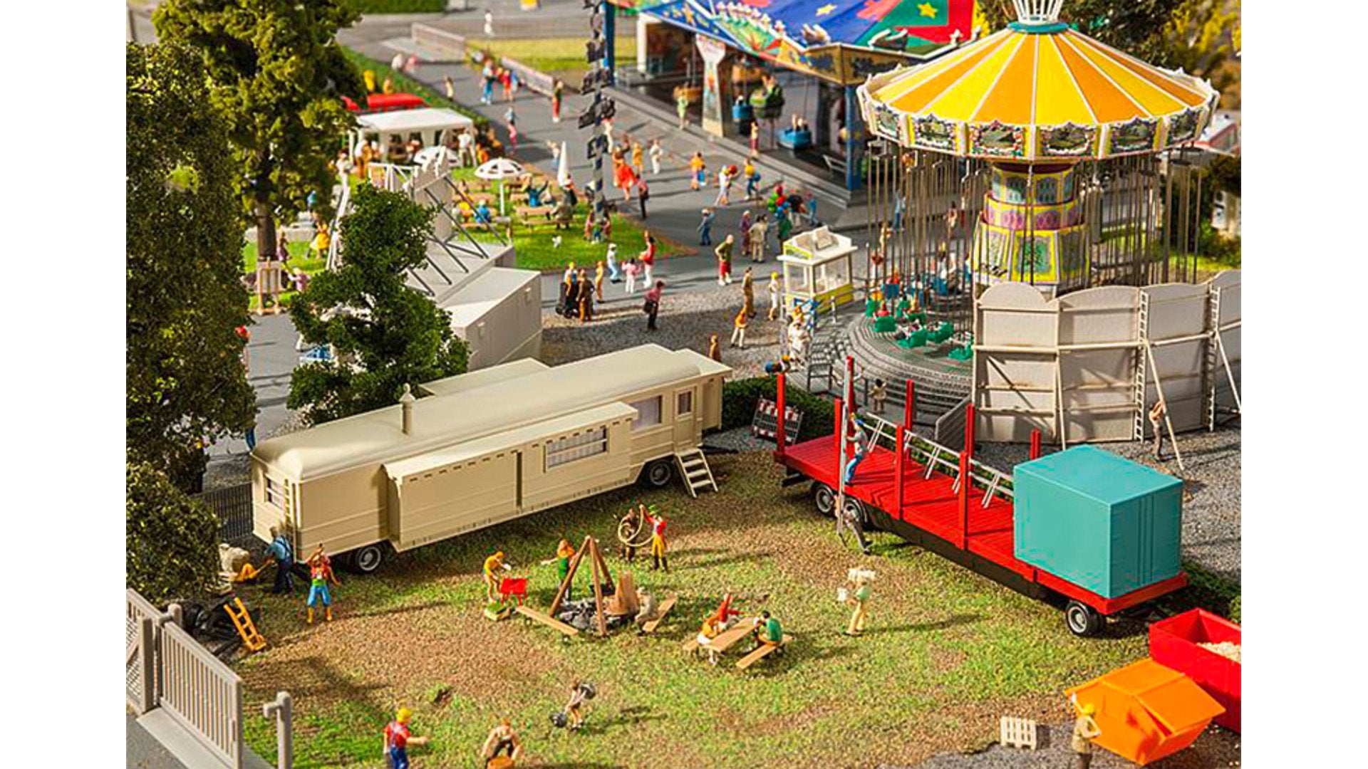 Faller 140480 Set of funfair caravans I