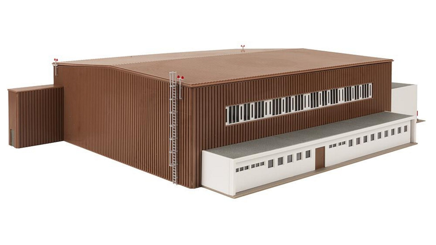 Faller 144111 Hangar with Helicopter