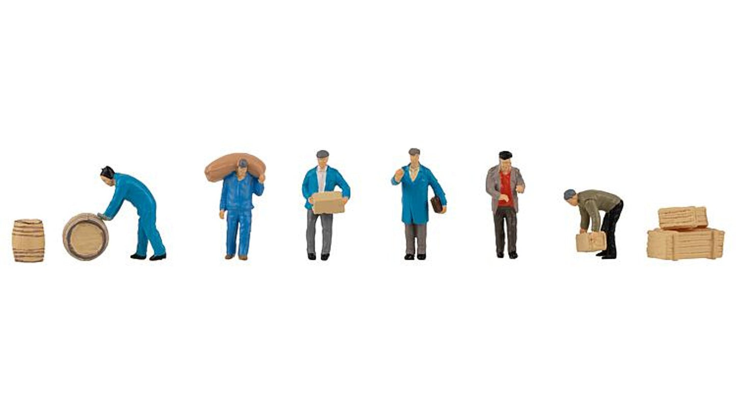 Faller 151609 Freight workers with parcels