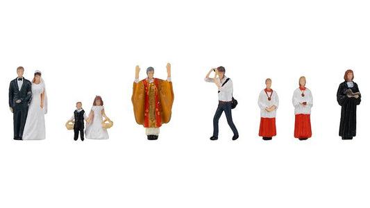 Faller 151610 Bride and bridegroom with parson