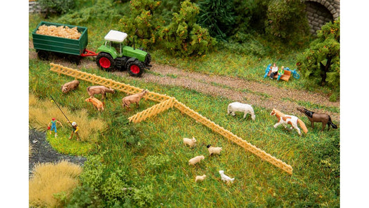 Faller 155911 Cows, horses, sheeps Animal set