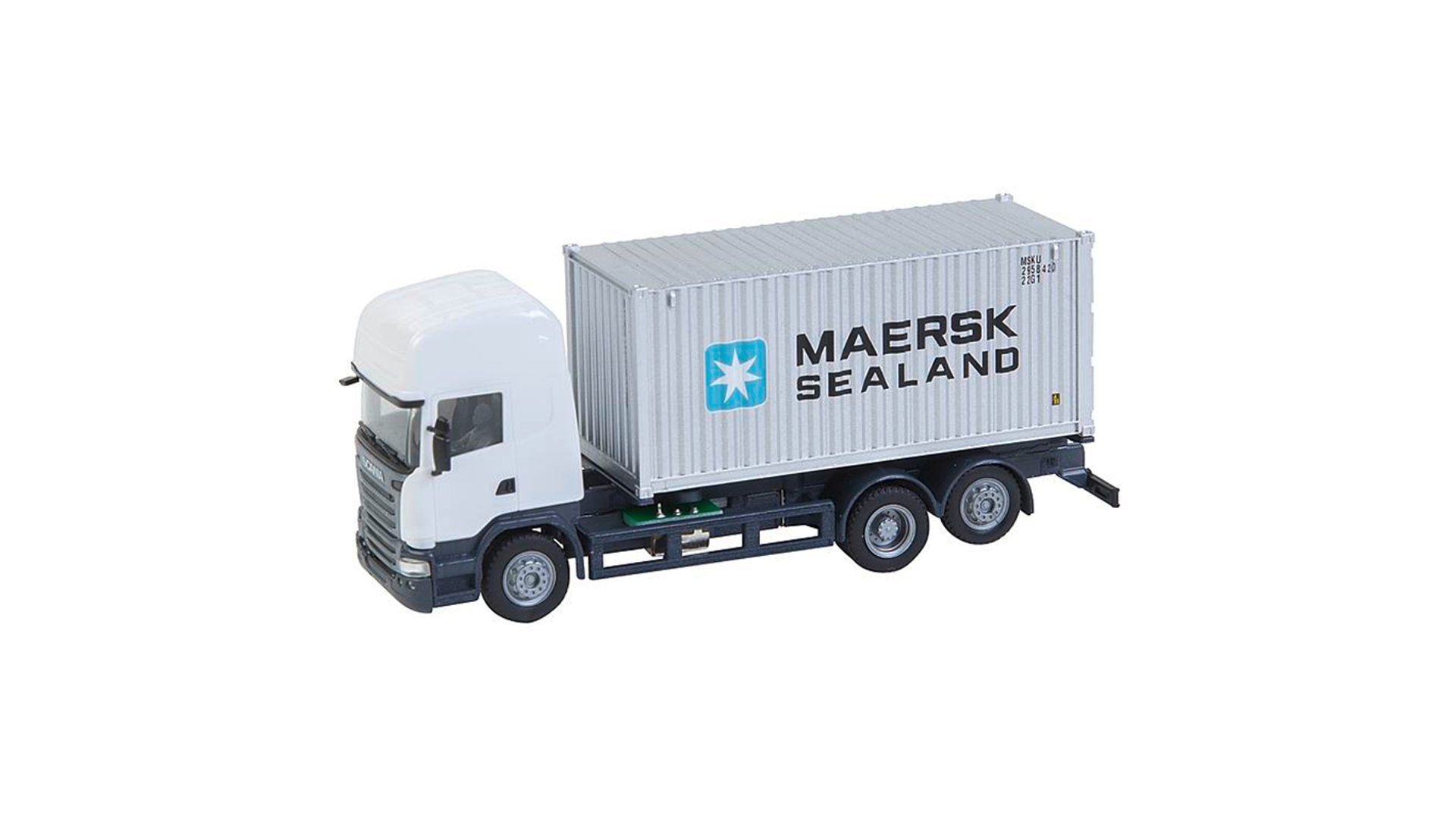 Faller 161598 Lorry Scania R 13 TL Sea container HERPA