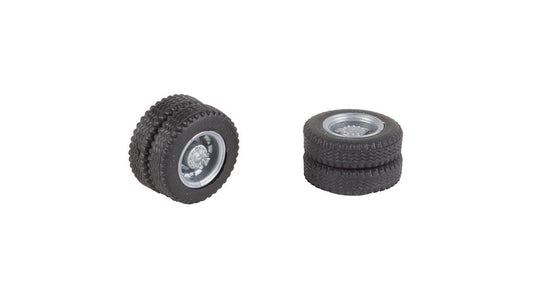 Faller 163115 2 complete wheels (rear axis) for bus MB Citaro