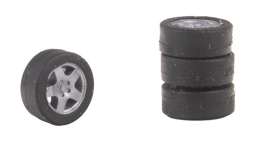Faller 163122 4 Tyres and rims for small cars