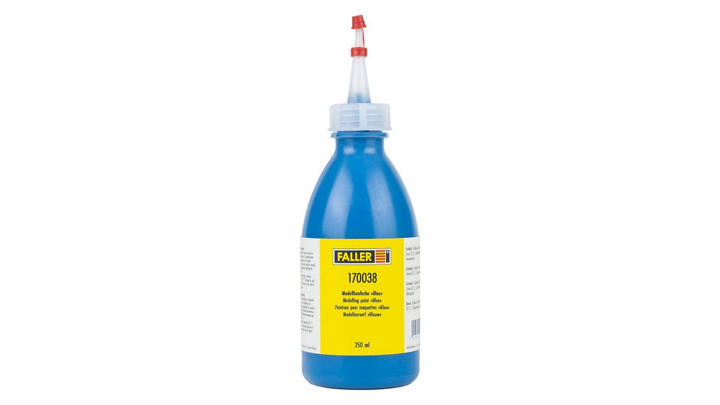Faller 170038 Modelling paint Blue, 250 ml