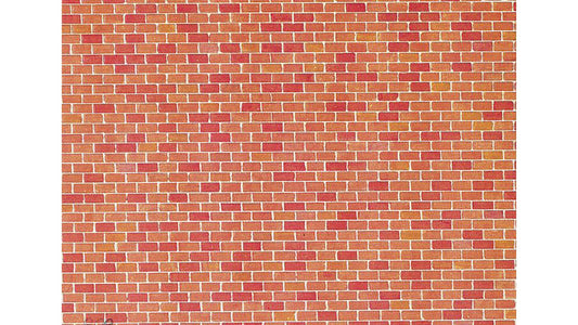 Faller 170608 Wall card, Red brick