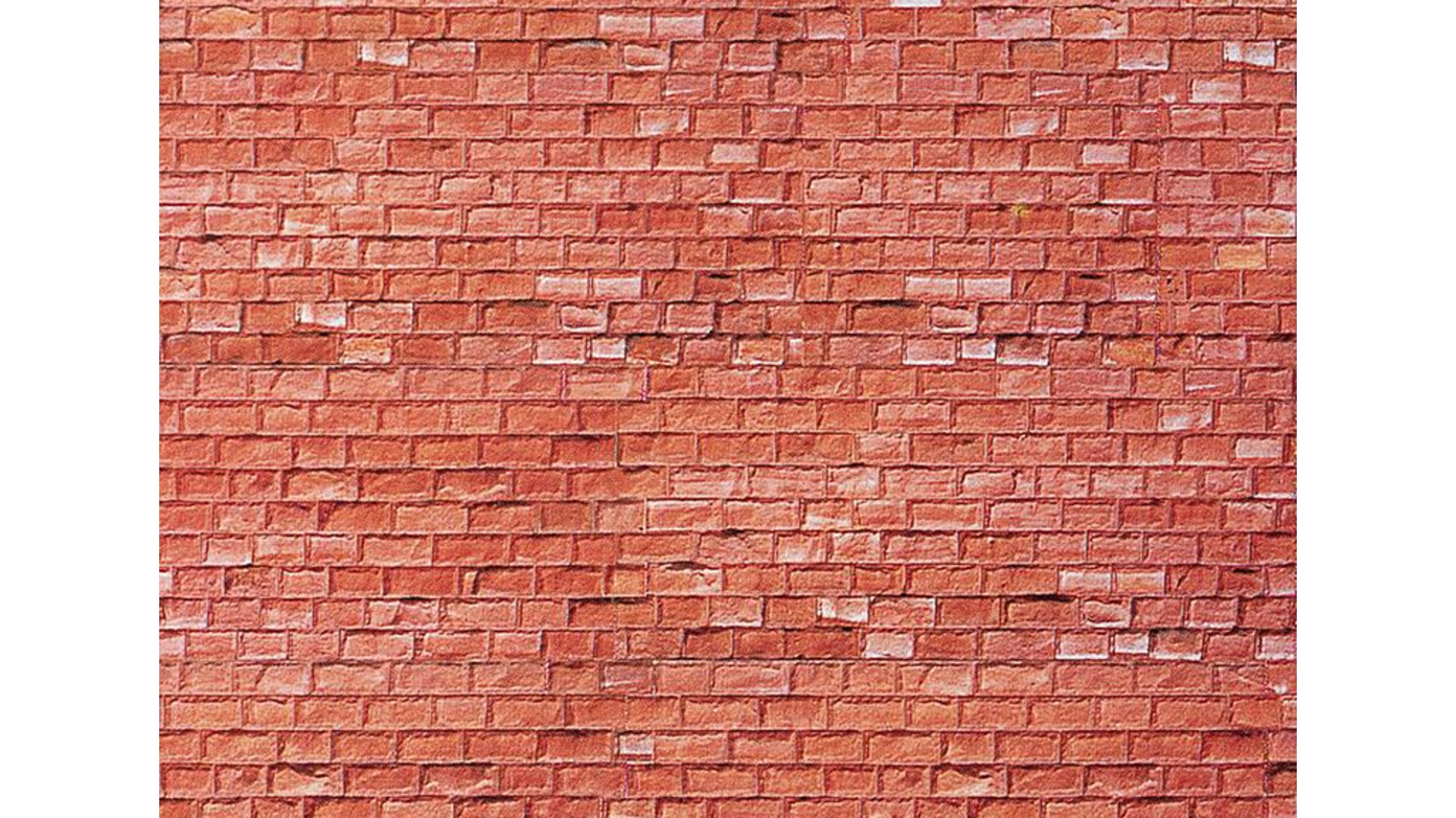 Faller 170613 Wall card, Cut stone, red