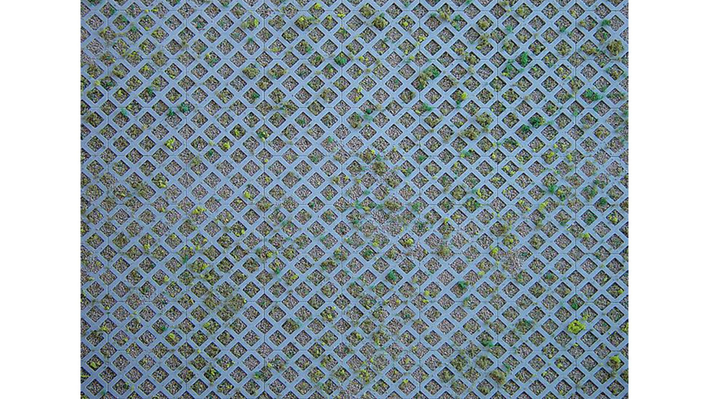 Faller 170625 Wall card, Diamond perforated bricks with grass
