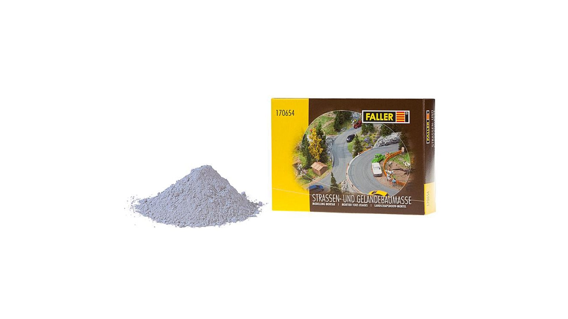 Faller 170654 Roadway and terrain knifing filler, 500 g