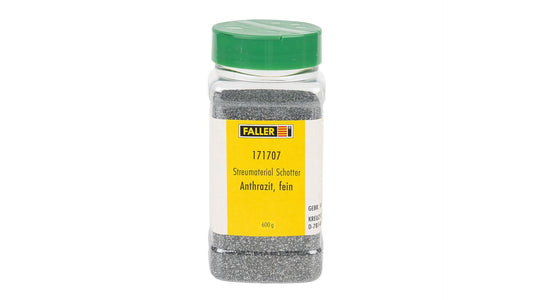 Faller 171707 Gritting material Gravel, anthracite, fine, 600 g