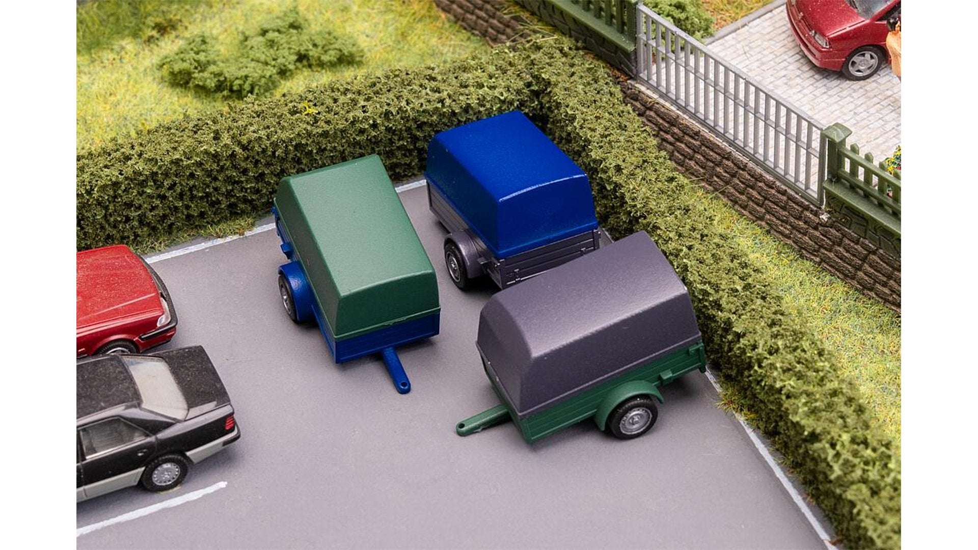 Faller FA180012 3 Car trailers