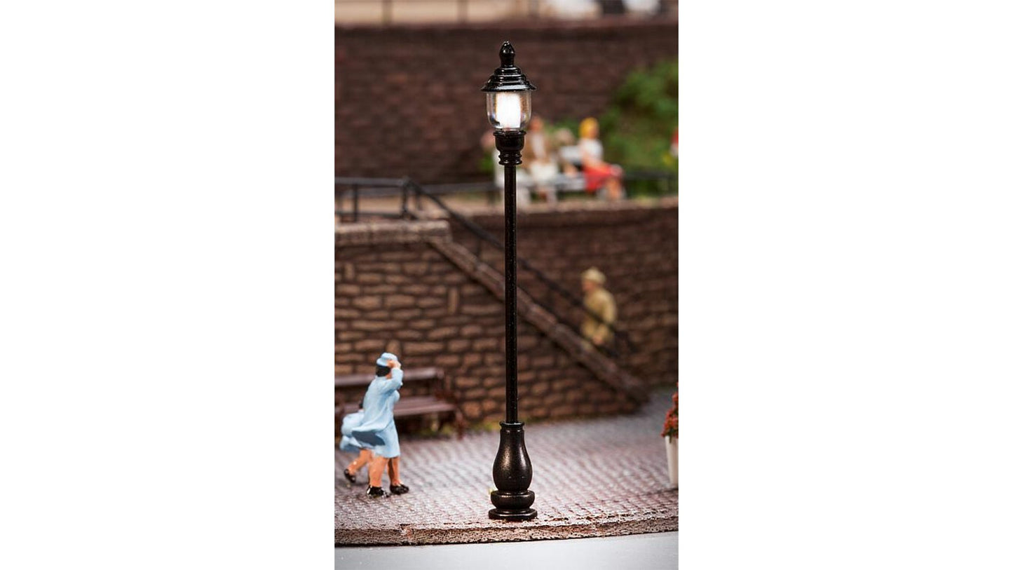 Faller 180108 LED Park lights, cold white, 3 pieces
