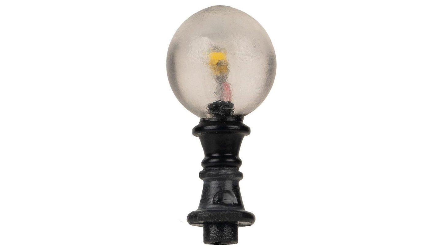 Faller 180137 LED path light, globe, warm white, 3 pieces