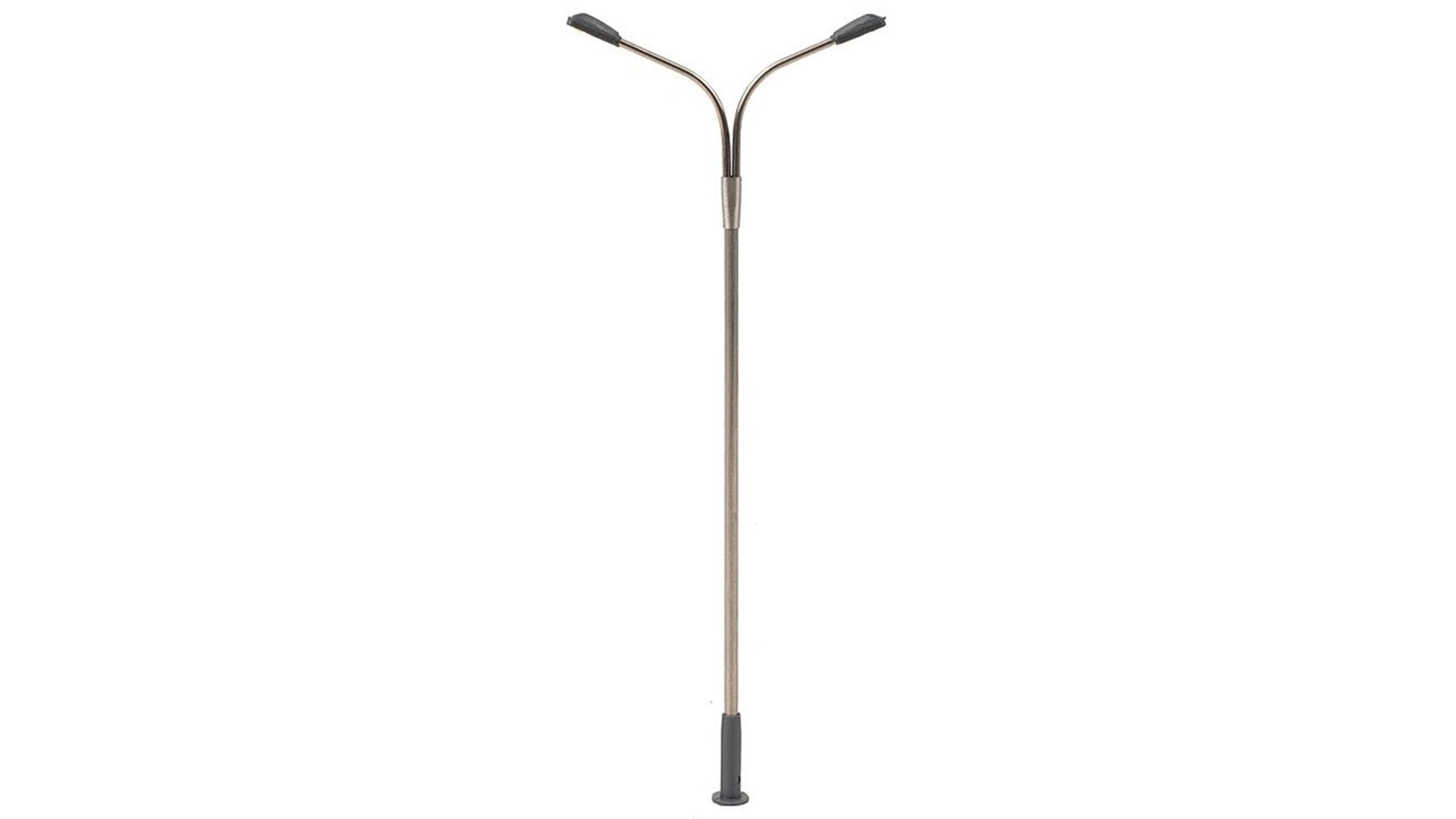 Faller 180201 LED Street light, lamppost, two arms, cold white