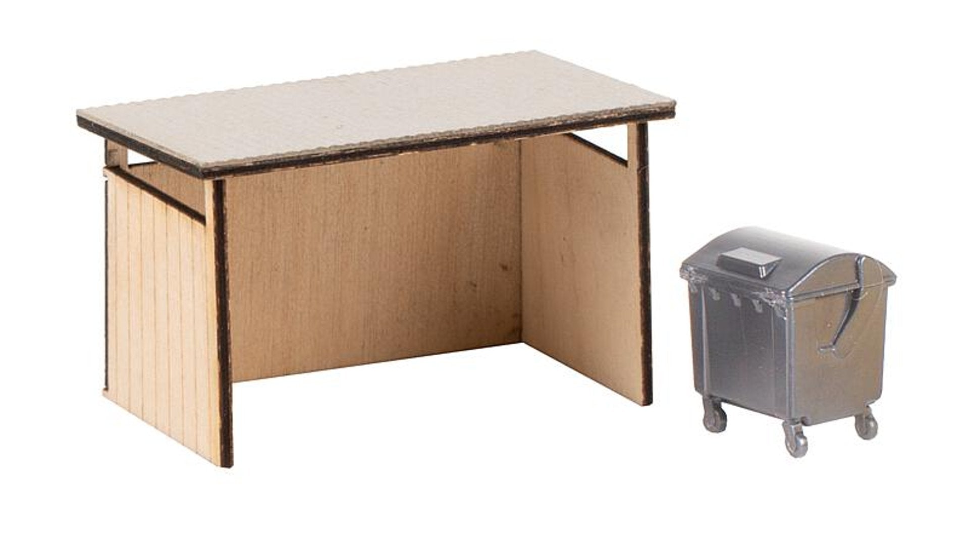 Faller 180300 Dustbin booth with salvaged material container