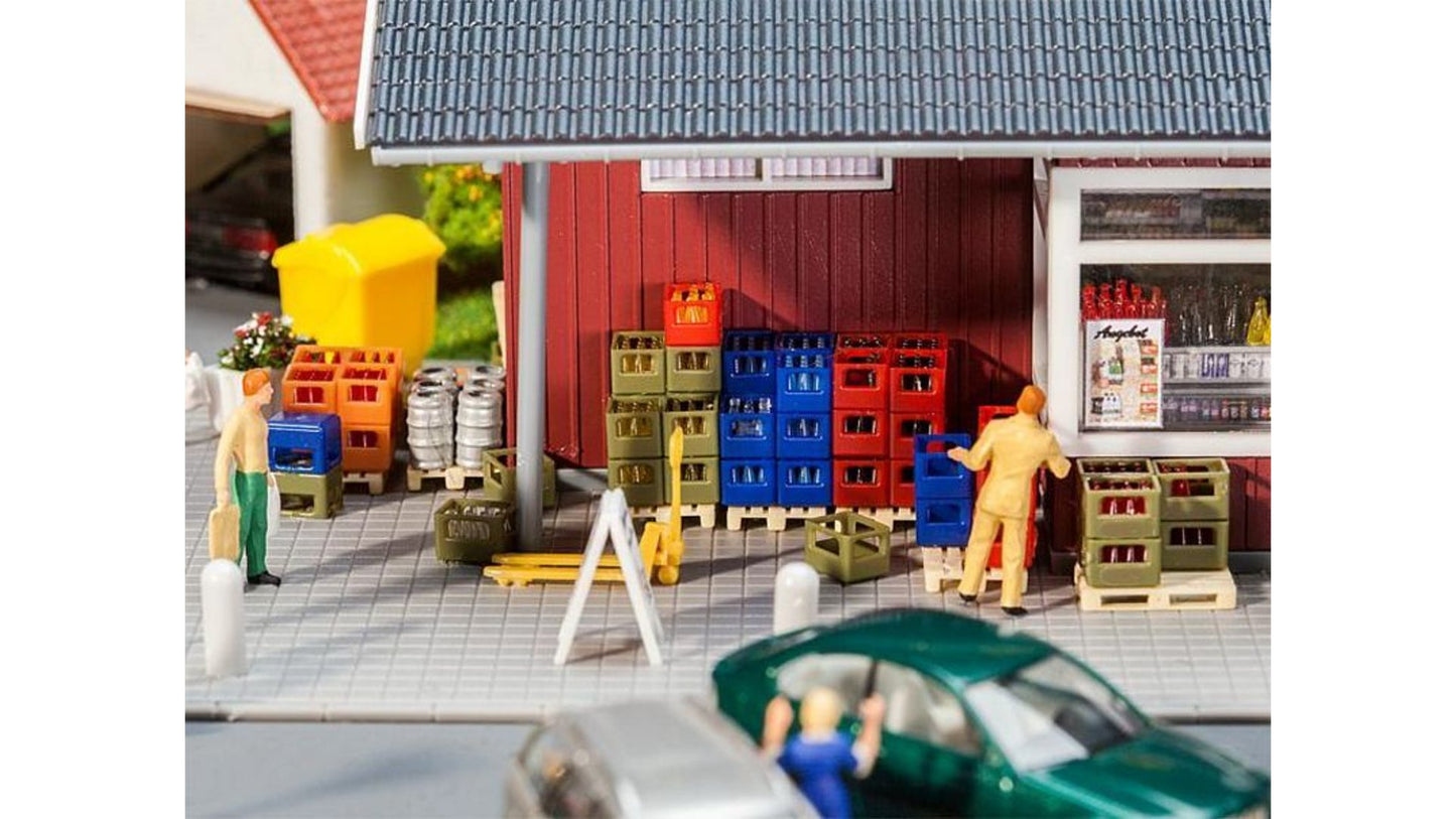 Faller 180353 Beverage Retailers Interior Decoration