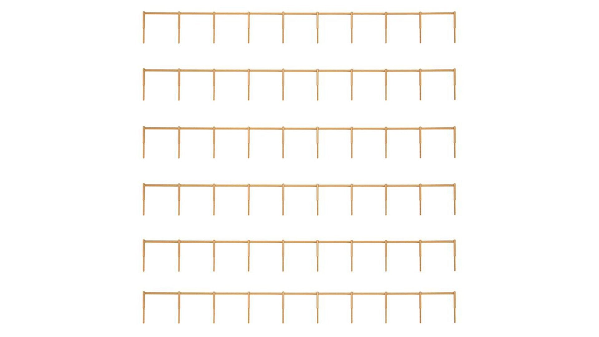 Faller 180427 Wooden railing, 1242 mm