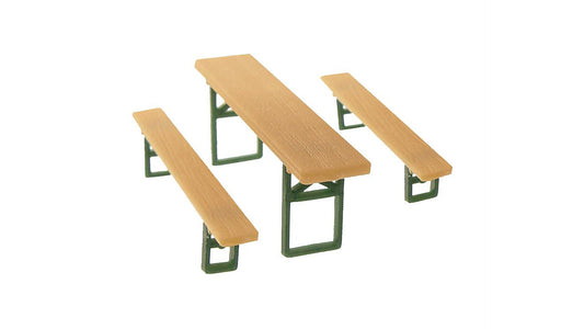 Faller 180444 40 Beer benches and 20 Tables