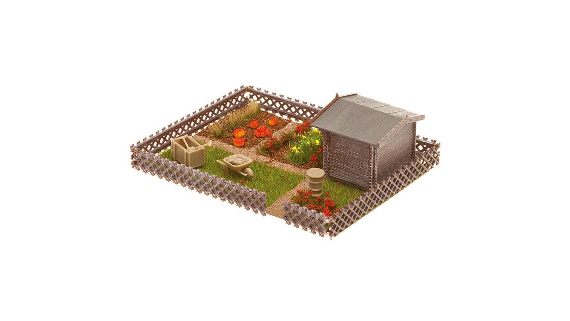 Faller 180492 Allotments with small garden house