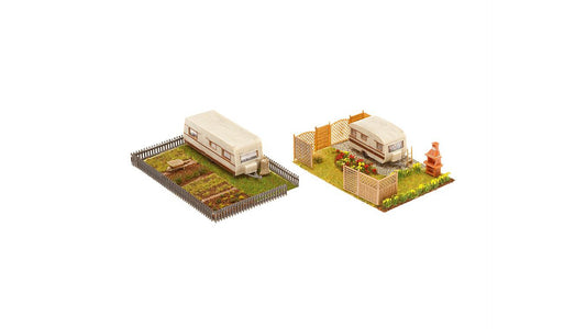 Faller 180495 2 Allotments with caravan