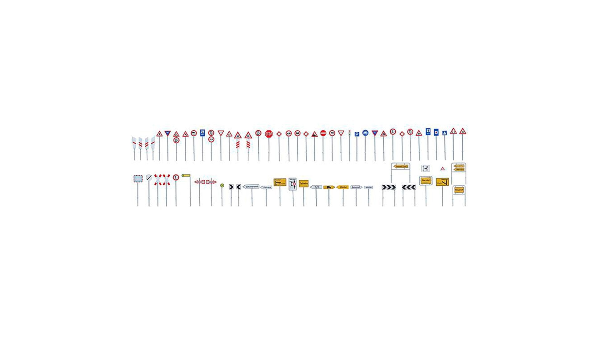 Faller 180534 Set of traffic signs