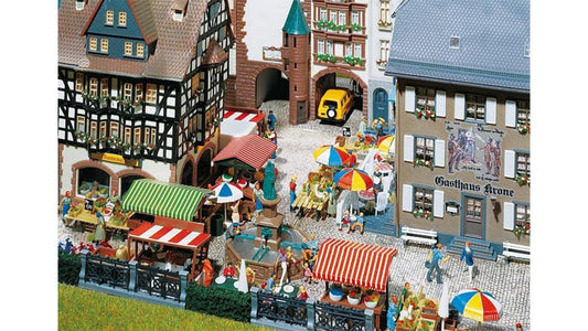 Faller 180582 Market stands and carts