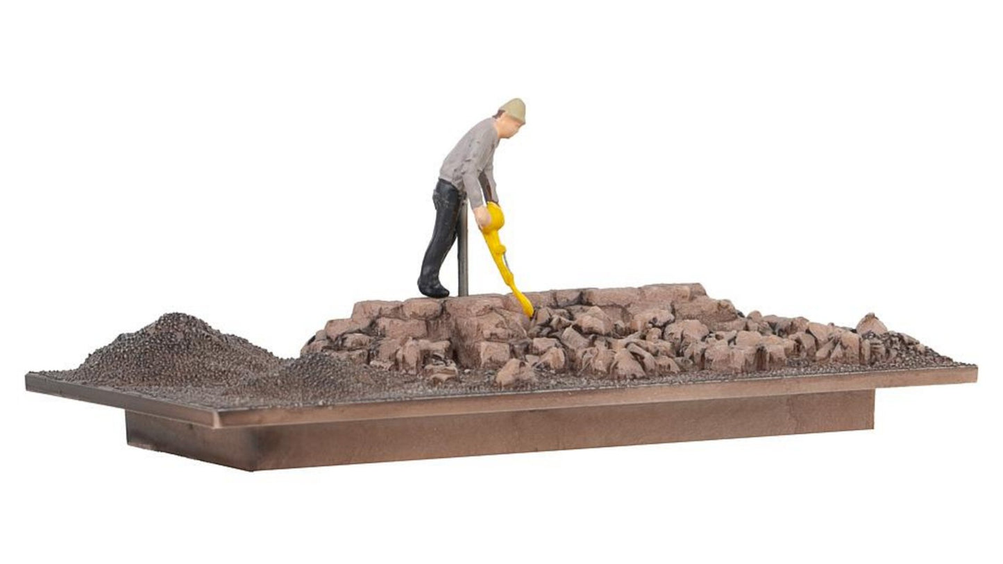 Faller 180693 Construction worker with compressor