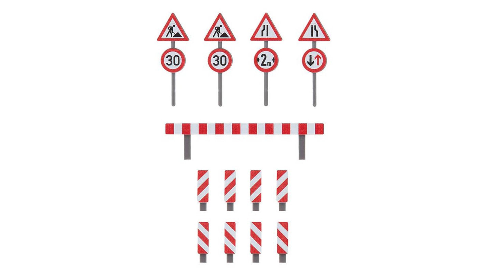Faller 180930 Set of building site traffic signs