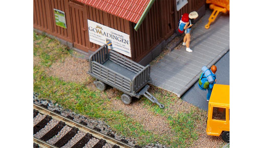 Faller 180990 2 Baggage trolleys, grey