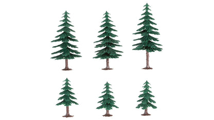 Faller 181157 6 Retro fir trees