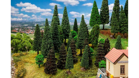 Faller 181530 30 Mixed forest trees, assorted