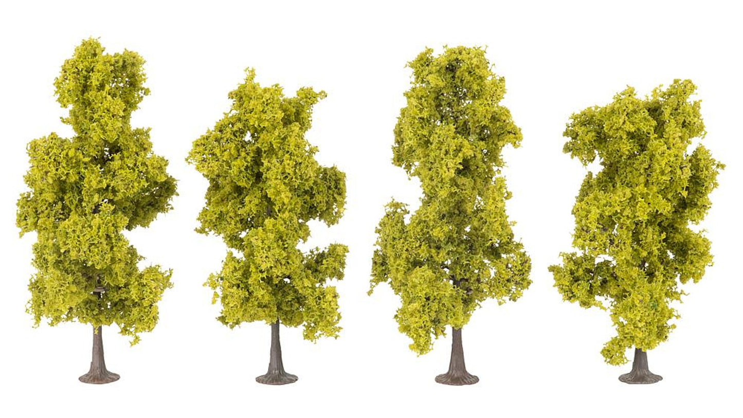 Faller FA181579 4 Deciduous trees, light green