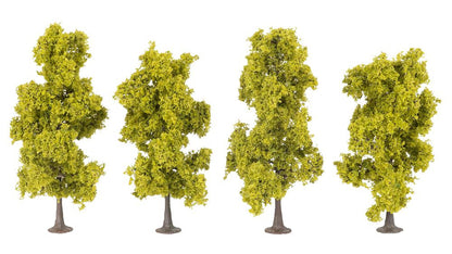 Faller FA181579 4 Deciduous trees, light green