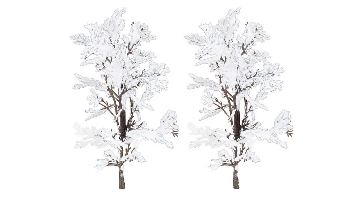 Faller 181584 2 Beech trees, snow covered